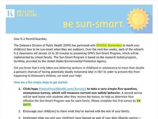 Sun Smart Toolkits Protect Your Skin Delaware